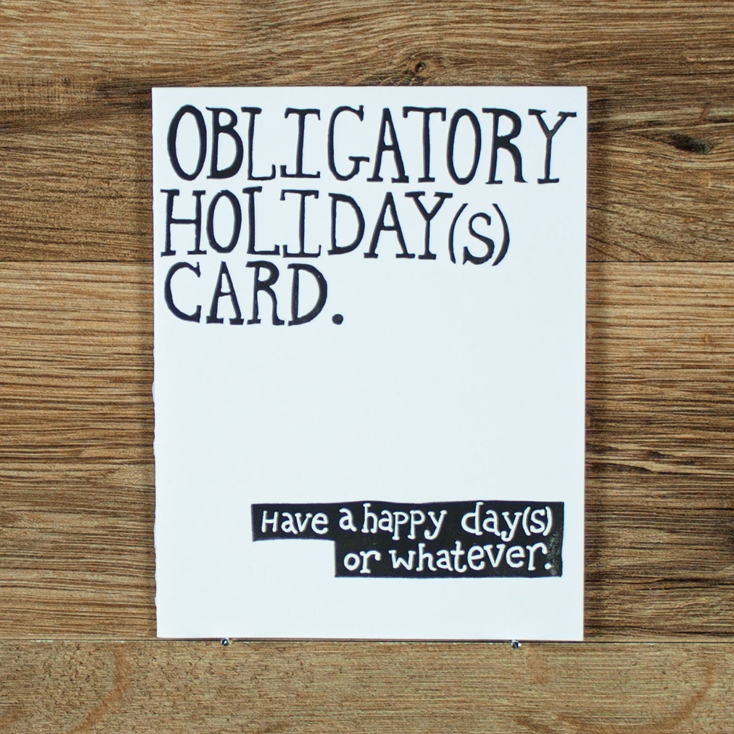 Obligatory Holiday Card